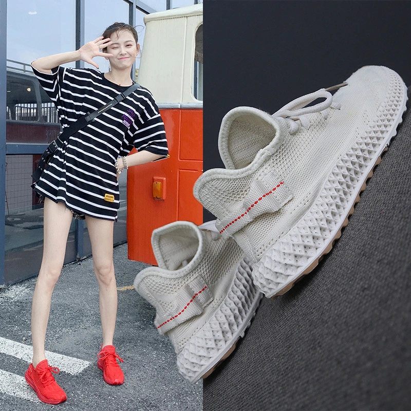 Superstarer Transparent Air Crystal Thick Sole Girls Sneakers Height Increasing Version of Rubber Casual Fashion Sneaker Women