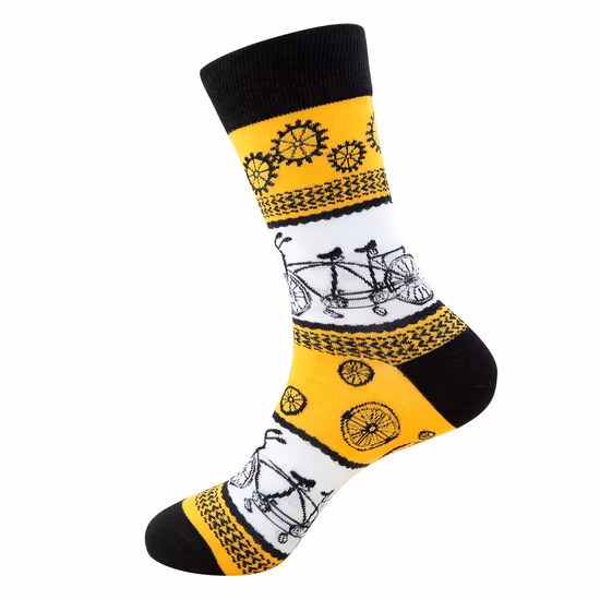 Low Price Women Cotton Multi Color Wholesale Cartoon Crew Socks