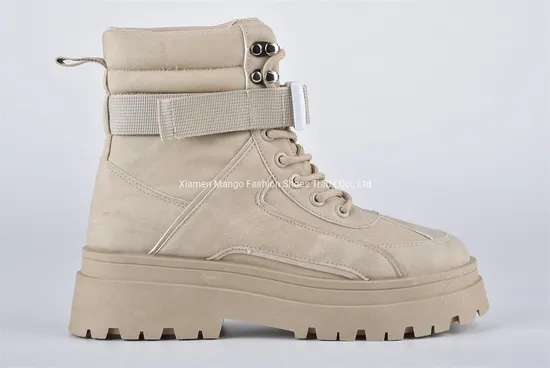 Winter Keep Warm Chelsea Boot Fashion Dwarf Female Boots OEM&ODM Desert Boots Plattform Women Sneakers 