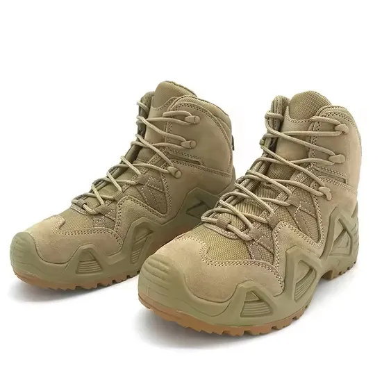 Trekking Climbing Hiking Shoes Waterproof Hip Top Men Safety Tactical Lowa Boots 