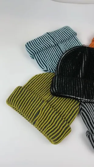Hot Sell Unisex High Quality Big Rhiny Rhinestone OEM ODM Winter Beanie Hat 