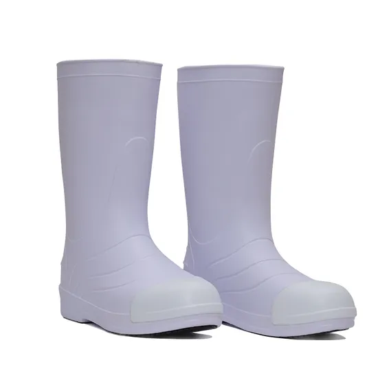 Anti Slip Sanitary Anti Smashing Food Industrial Winter Warm White Kitchen Safety Boots 