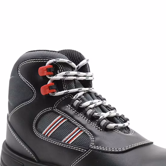 CE S3 Src Oil Water Resistant Anti Slip PU Outsole Safety Shoes Steel Toe Prevent Puncture Antistatic Men Industrial Cow Leather Safety Boots