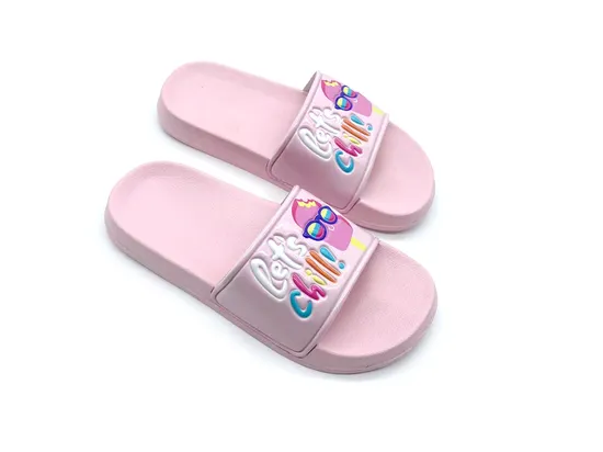 2022 New Collection for Kids′ Cheap Slipper with Customized PU Upper 